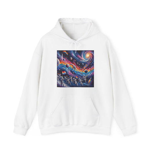 Heavy Blend Hooded Sweatshirt (Cosmic Design #1)