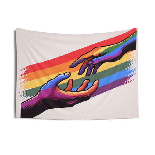 Indoor Wall Tapestry (Pride Theme)