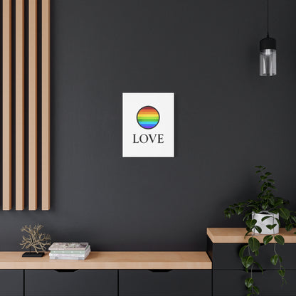 "LOVE" Pride Canvas | LGBTQ+ Wall Art & Home Decor