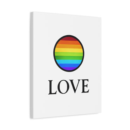 "LOVE" Pride Canvas | LGBTQ+ Wall Art & Home Decor