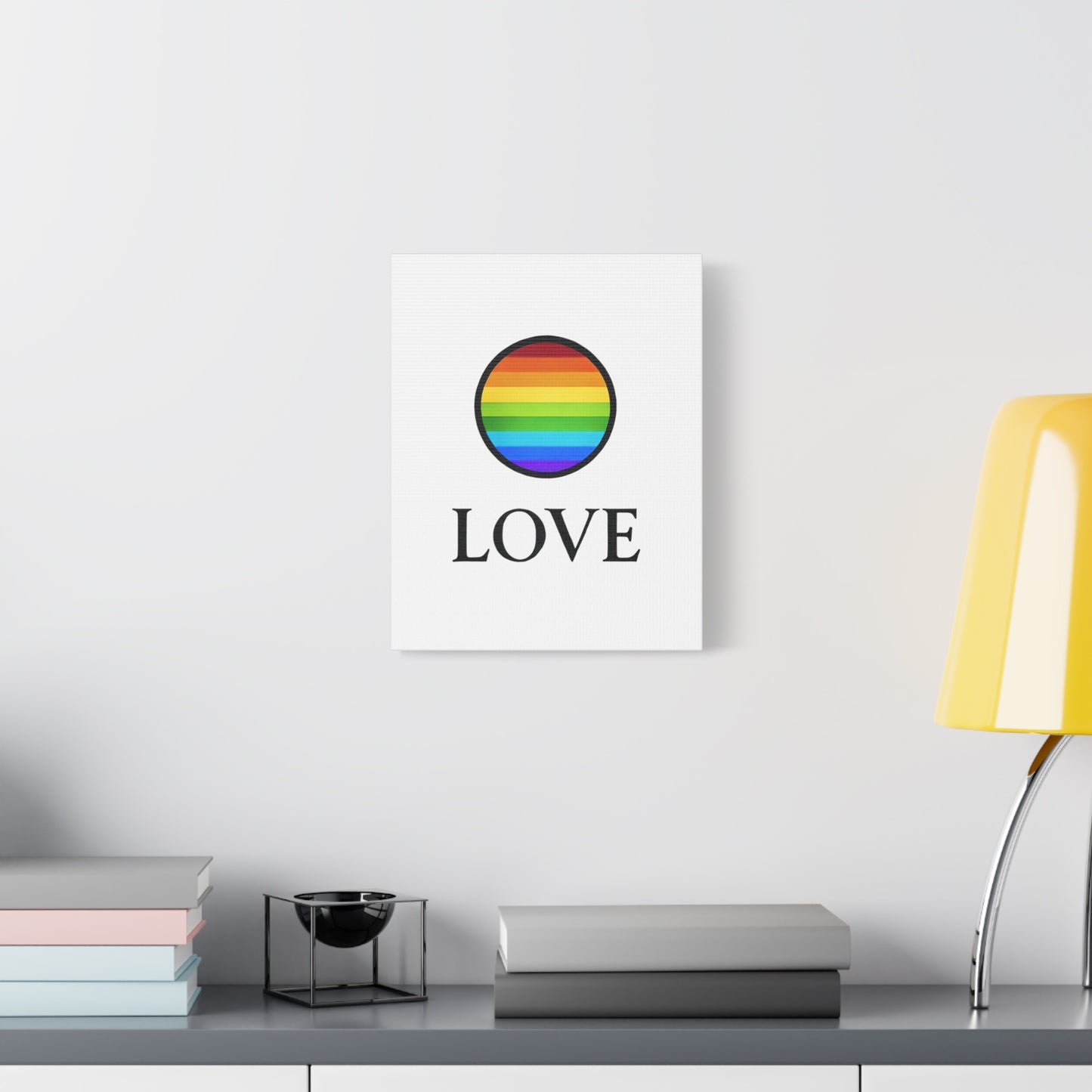 "LOVE" Pride Canvas | LGBTQ+ Wall Art & Home Decor