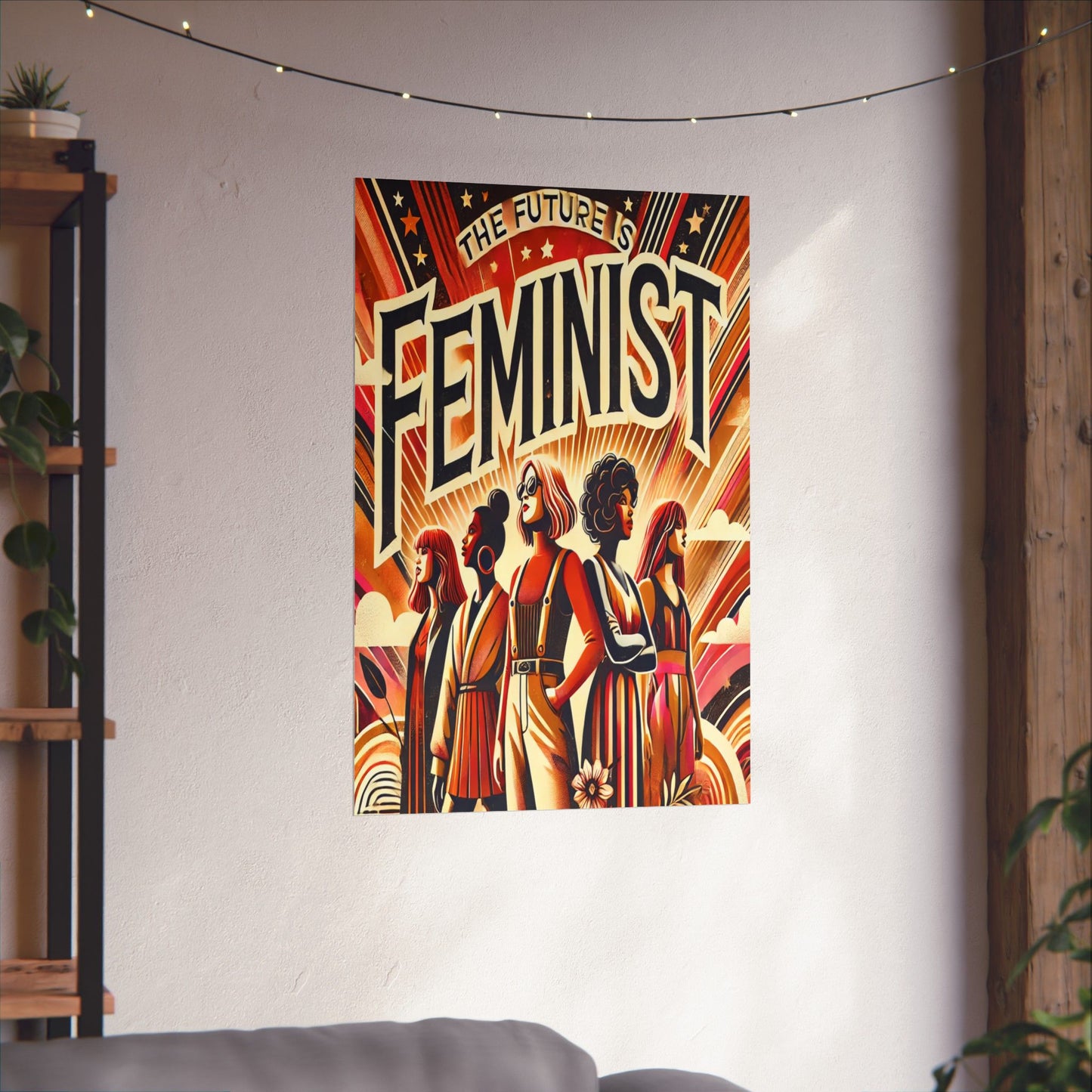 Feminist Future Poster | Bold Art for Gender Equality & Change