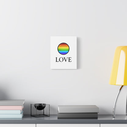 "LOVE" Pride Canvas | LGBTQ+ Wall Art & Home Decor