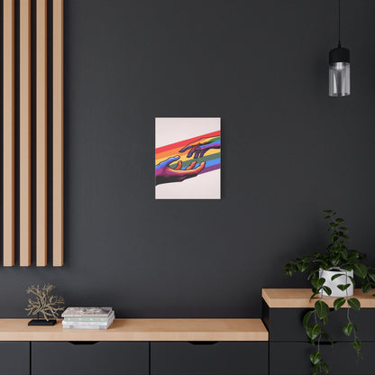 Vibrant Pride Matte Canvas | LGBTQ+ Wall Art & Home Decor