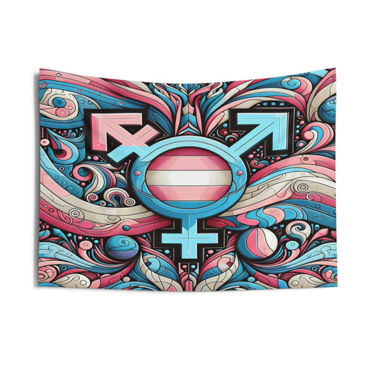 Indoor Wall Tapestry (Transgender Theme)