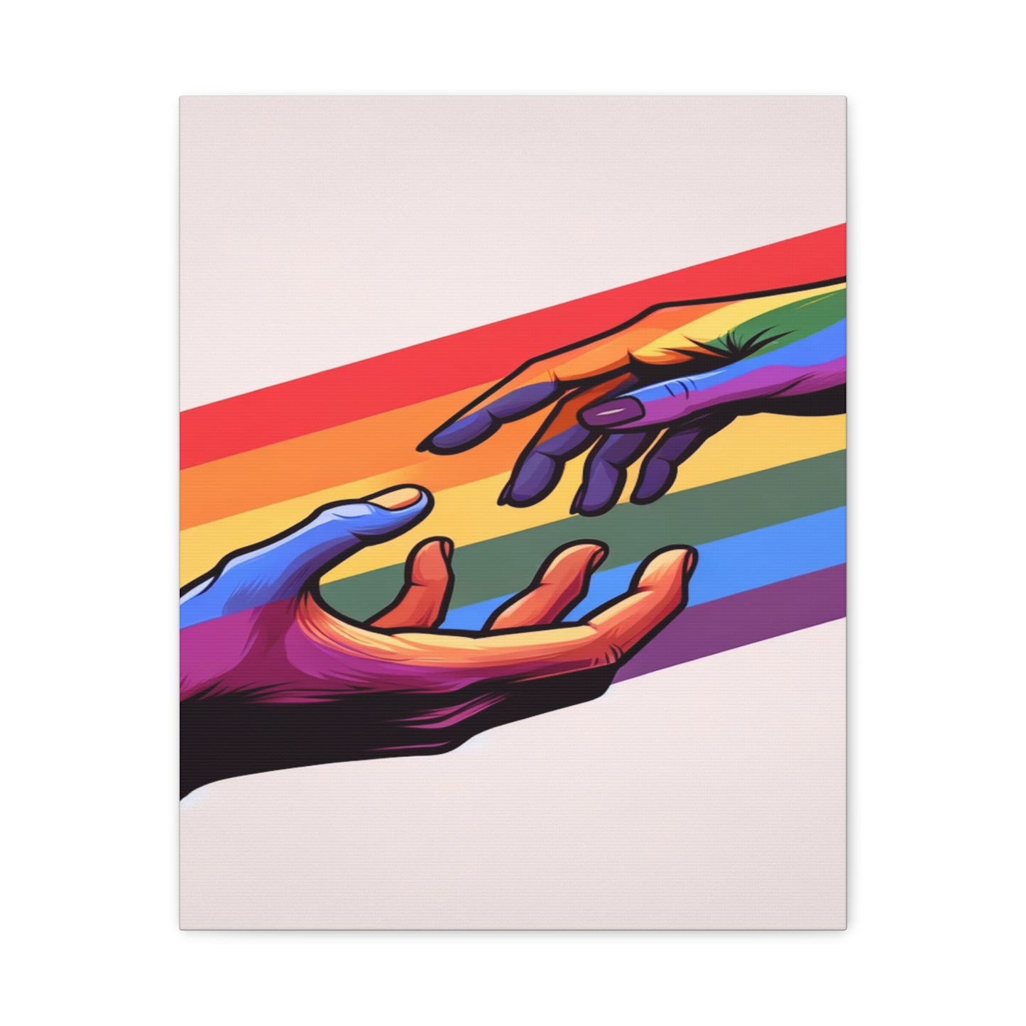 Vibrant Pride Matte Canvas | LGBTQ+ Wall Art & Home Decor