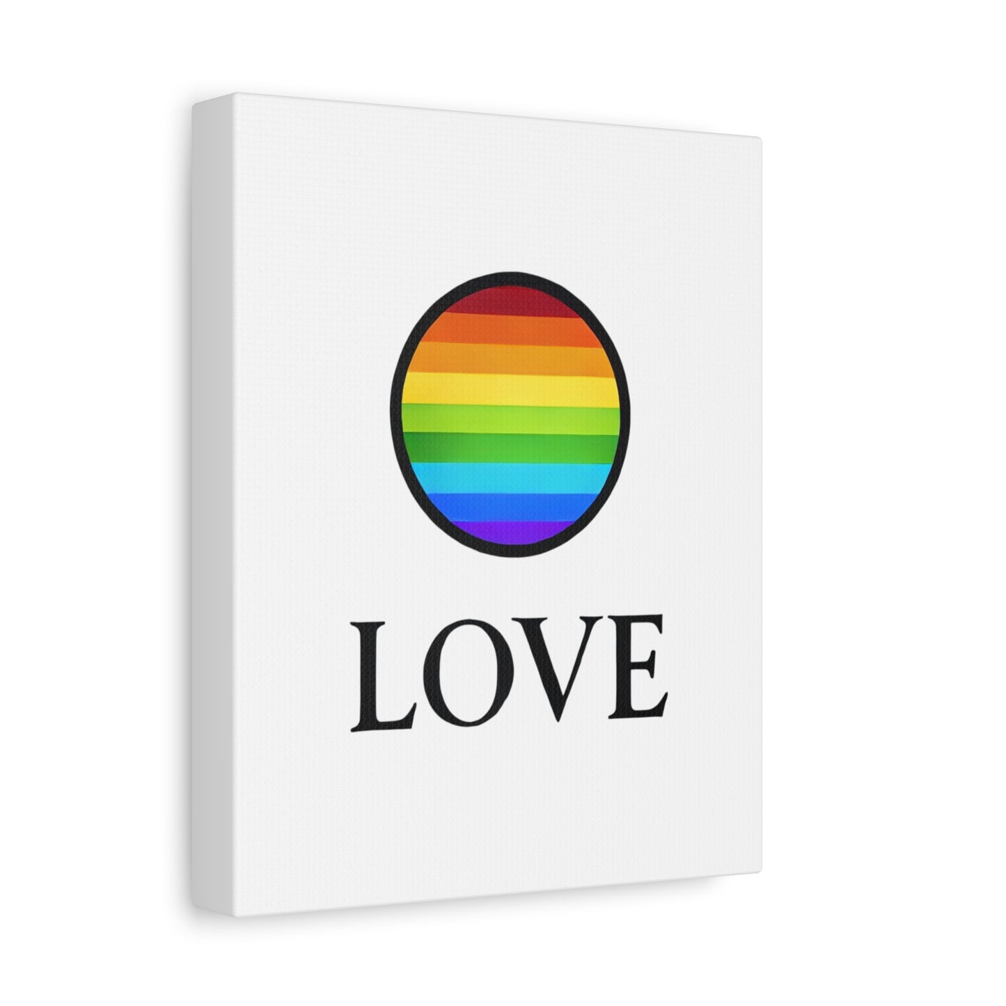 "LOVE" Pride Canvas | LGBTQ+ Wall Art & Home Decor