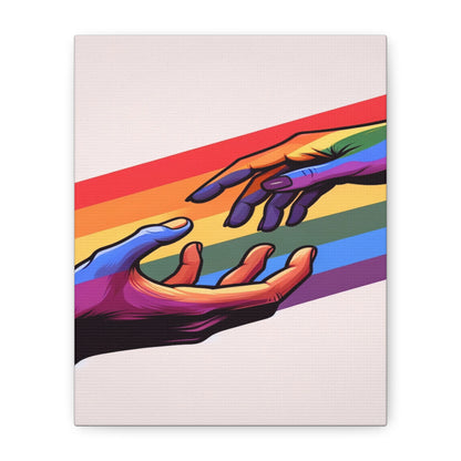 Vibrant Pride Matte Canvas | LGBTQ+ Wall Art & Home Decor