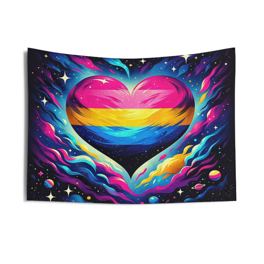 Indoor Wall Tapestry (Pansexual Theme)