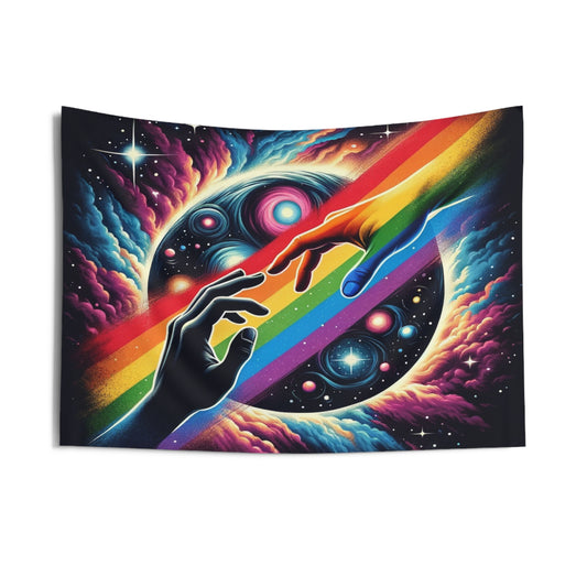 Indoor Wall Tapestry (Galactic Pride Themed)