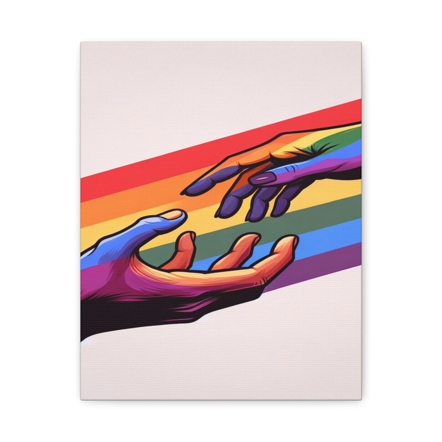 Vibrant Pride Matte Canvas | LGBTQ+ Wall Art & Home Decor