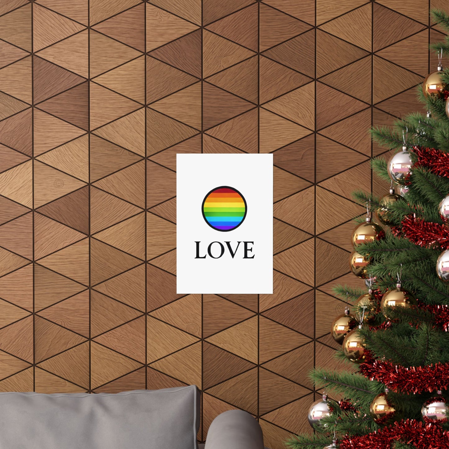 Love & Pride Poster | LGBTQ+ Wall Art for Home & Office Decor