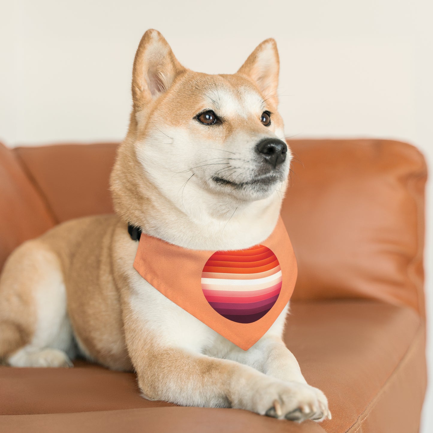 Pet Bandana Collar (Lesbian) - Prideful Pursuit