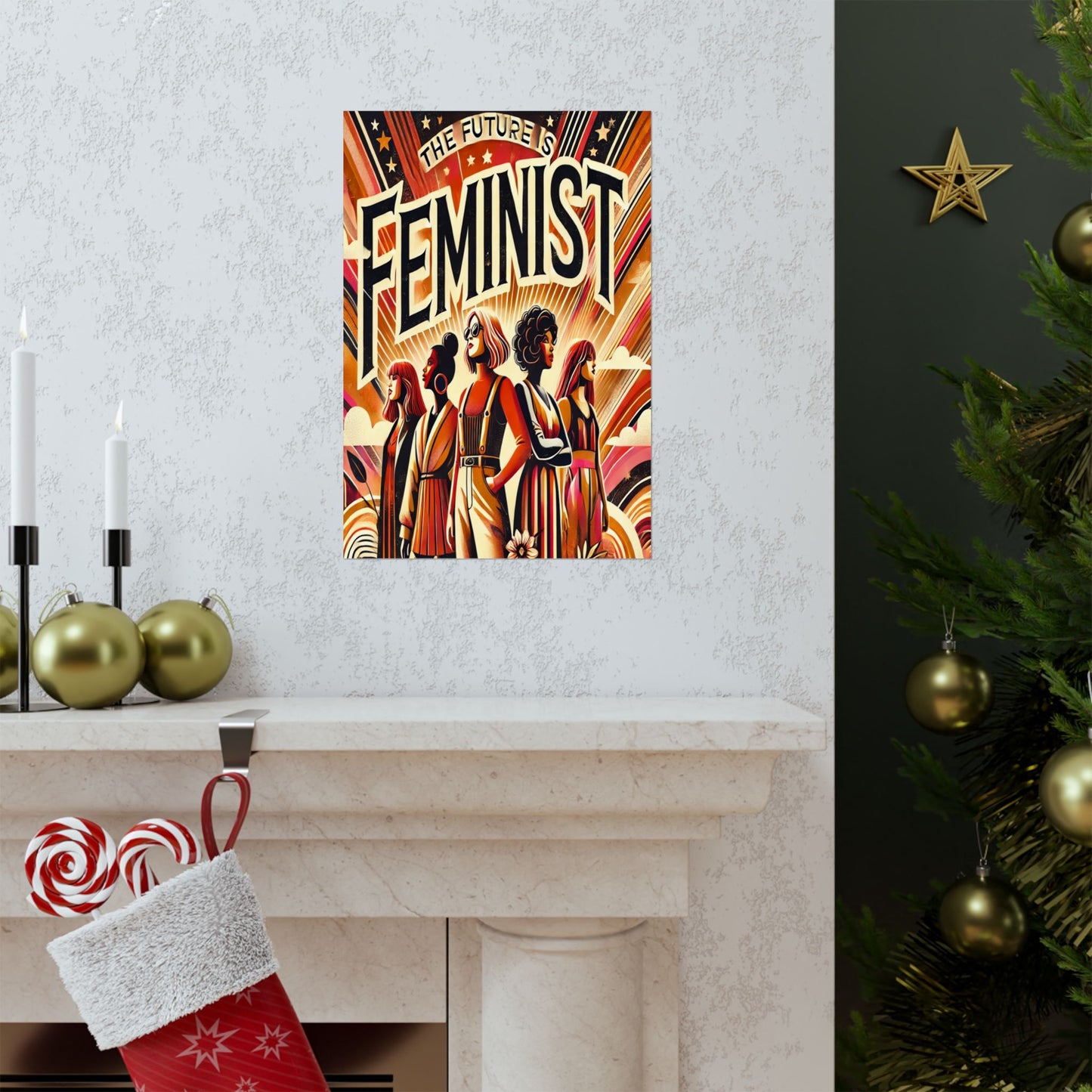 Feminist Future Poster | Bold Art for Gender Equality & Change