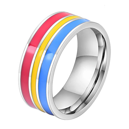 Pansexual Pride Ring