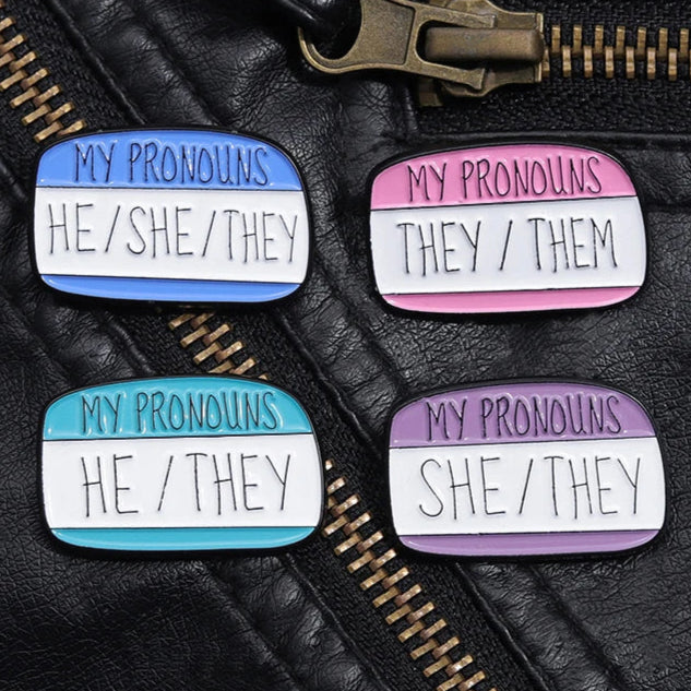 Pronoun Pin Collection