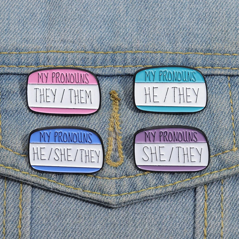 Pronoun Pin Collection